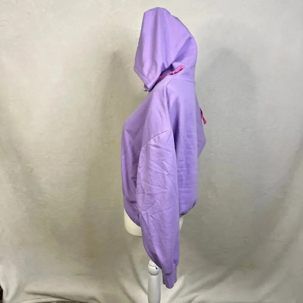 Looney Tunes Youth Size XXL Hoodie Bugs Bunny & Daffy Duck Purple - Picture 3 of 6